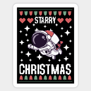 starry christmas Sticker